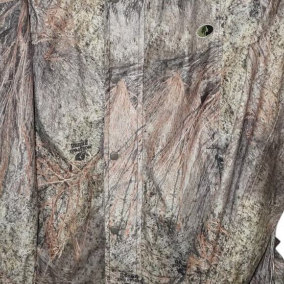 Mossy Oak Men’s Waterproof Camo Hunting Jacket with Hood - Outdoor Gear -M - Picture 2 of 8